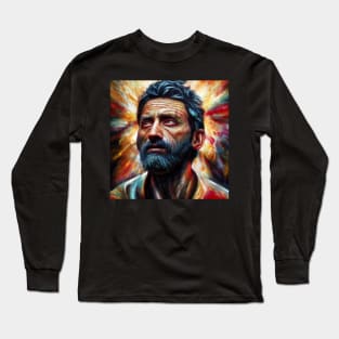 Colorful Serious Man - best selling Long Sleeve T-Shirt